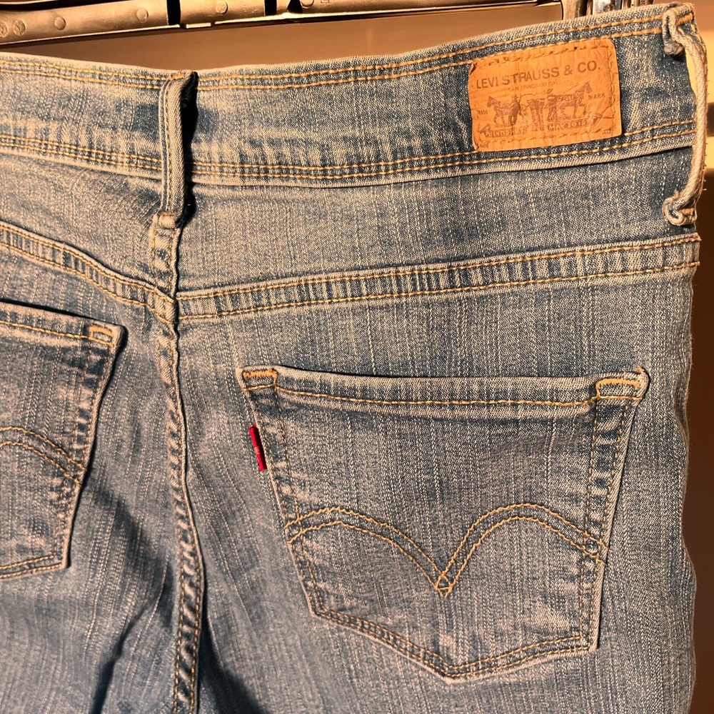 Levi's Light Blue Denim Bermuda Shorts